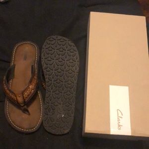 Brown Clark Sandals
